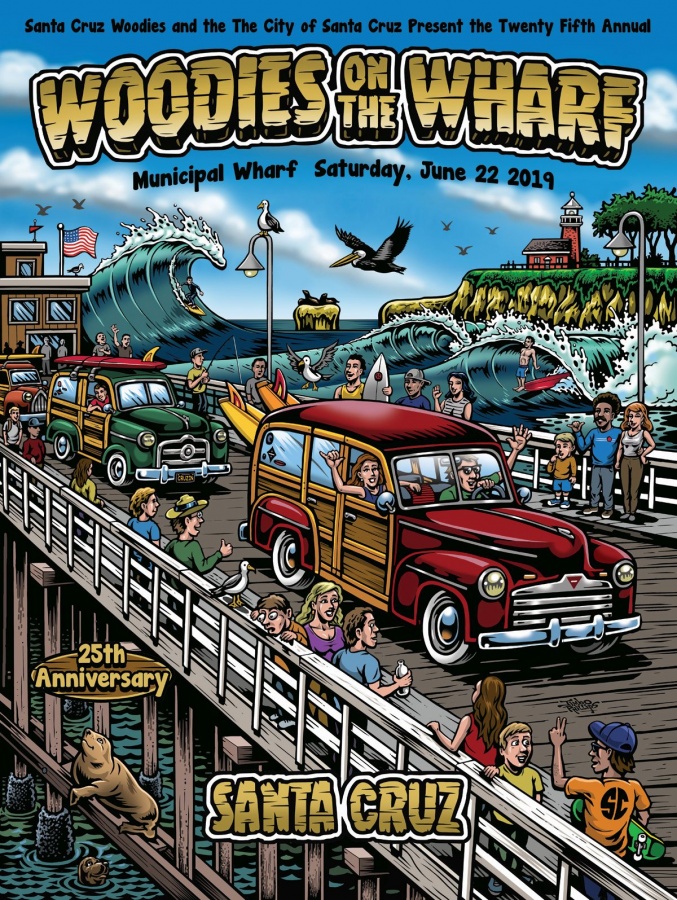 2023 27th Annual Woodies on the Wharf – Santa Cruz Woodies